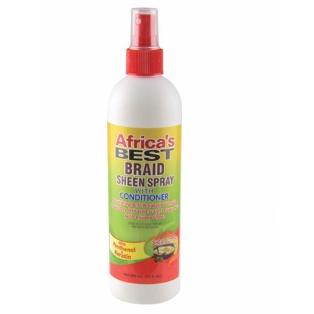  Africa's Best Braid Sheen Spray With Conditioner 12 Oz