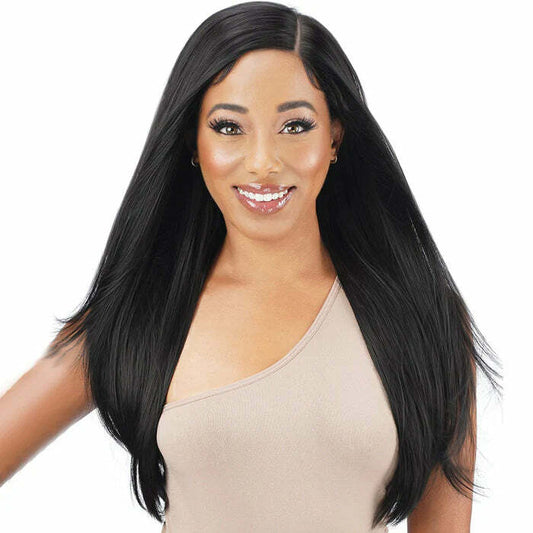  Zury Sis Prime Glueless Human Hair Blend Free-Part HD Lace Front Wig - ANIKA