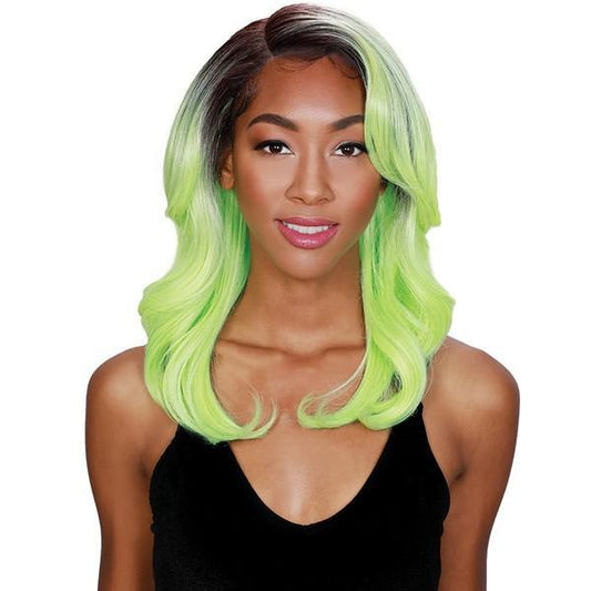  ZURY SIS BEYOND SYNTHETIC 5" HAND TIED PART LACE FRONT WIG - BYD LACE H VIBE