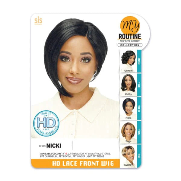  Zury Sis My Routine Synthetic HD Lace Front Wig - LF HD NICKI